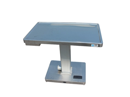 Mesa elevadora veterinaria de acero inoxidable PJZ-10 con escalas